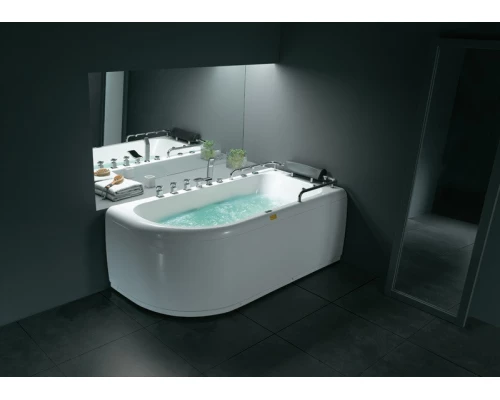 Акриловая гидромассажная ванна 170x85 см SSWW W0827R BH608F