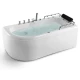 Акриловая гидромассажная ванна 170x85 см SSWW W0827R BH608F