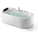 Акриловая гидромассажная ванна 170x85 см SSWW W0827L BH608