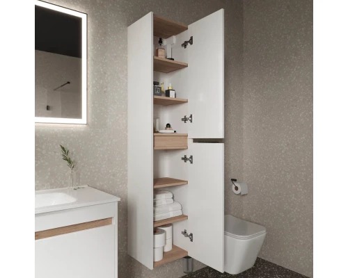 Пенал подвесной белый глянец L/R Sancos Smart PSM35W