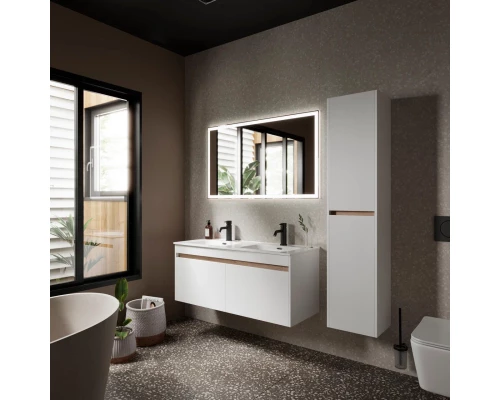 Пенал подвесной белый глянец L/R Sancos Smart PSM35W