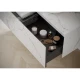 Комплект мебели белый мрамор 119,9 см Sancos Stone ST120SV + CN5023 + SF900