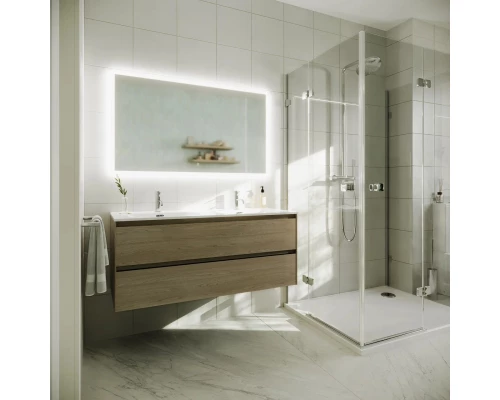 Тумба с раковиной карпатская ель 121 см Sancos Cento CN120-2KE + CN7004