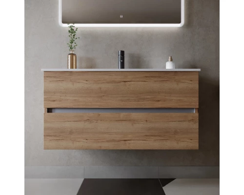 Тумба с раковиной дуб галифакс 101 см Sancos Urban UR100EG + CN7003