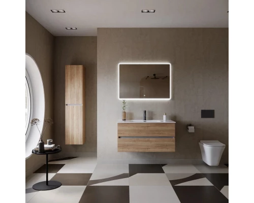 Тумба с раковиной дуб галифакс 101 см Sancos Urban UR100EG + CN7003