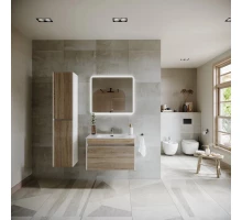 Комплект мебели дуб бардолино/белый глянец 91 см Sancos Smart SM90E + CN7002 + AR900