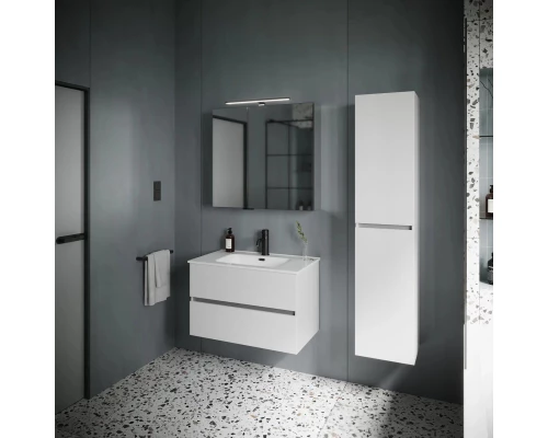 Тумба с раковиной белый глянец 81 см Sancos Urban UR80W + CN7005