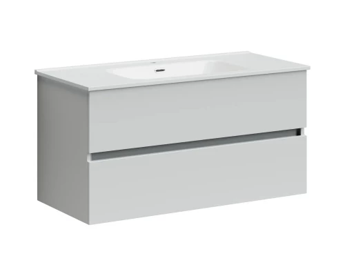 Тумба с раковиной белый глянец 101 см Sancos Urban UR100W + CN7003