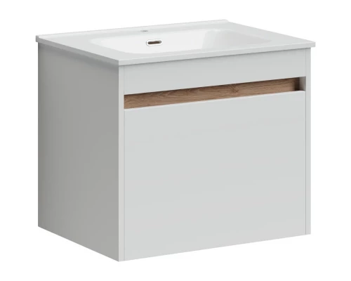 Комплект мебели белый глянец 61 см Sancos Smart SM60W + CN7001 + CI600