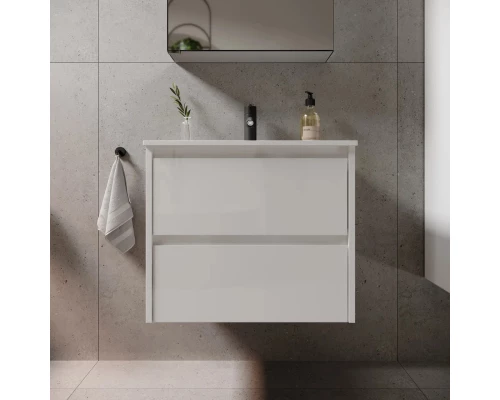 Комплект мебели белый глянец 61 см Sancos Libra LB60W + CN7001 + Z600