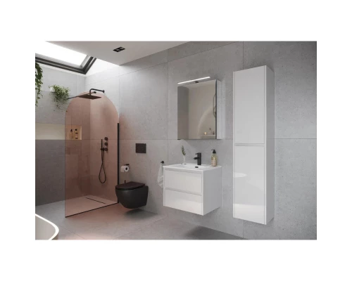 Комплект мебели белый глянец 61 см Sancos Libra LB60W + CN7001 + Z600