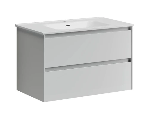 Комплект мебели белый глянец 81 см Sancos Cento CN80W + CN7005 + CI800