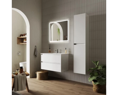 Комплект мебели белый глянец 81 см Sancos Cento CN80W + CN7005 + CI800