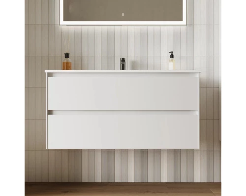 Комплект мебели белый глянец 101 см Sancos Cento CN100W + CN7003 + CI1000