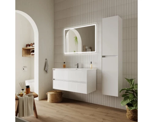 Комплект мебели белый глянец 101 см Sancos Cento CN100W + CN7003 + CI1000