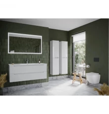 Комплект мебели белый глянец 121 см Sancos Norma 2.0 NR2.0120-1W + CN7006 + CI1200