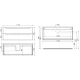 Комплект мебели белый глянец 121 см Sancos Norma 2.0 NR2.0120-1W + CN7006 + CI1200