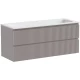 Тумба серый матовый 119,5 см Sancos Snob R SNR120SM