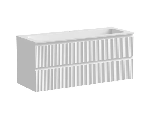 Тумба белый матовый 119,5 см Sancos Snob R SNR120W