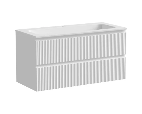 Тумба белый матовый 99,5 см Sancos Snob R SNR100W