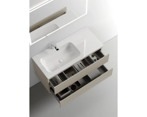 Тумба бежевый матовый 99,5 см Sancos Snob T SNT100LCE