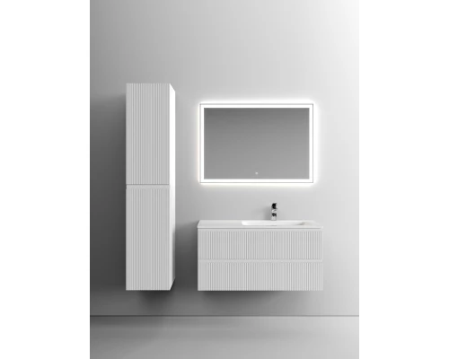 Комплект мебели белый матовый 101 см Sancos Snob T SNT100RW + CN7015 + CI1000