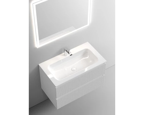 Комплект мебели белый матовый 81 см Sancos Snob T SNT80W + CN7012 + CI800