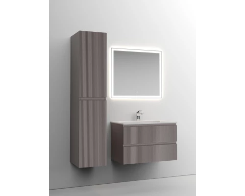 Комплект мебели серый матовый 81 см Sancos Snob T SNT80SM + CN7012 + CI800