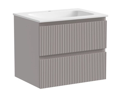 Комплект мебели серый матовый 61 см Sancos Snob T SNT60SM + CN7011 + CI600