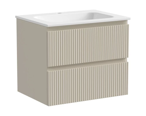 Комплект мебели бежевый матовый 61 см Sancos Snob T SNT60CE + CN7011 + CI600