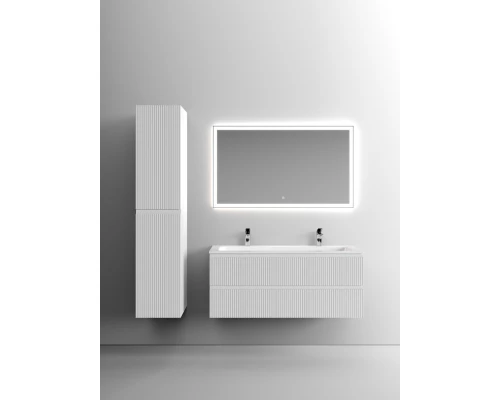 Тумба с раковиной белый матовый 121 см Sancos Snob T SNT120W + CN7016