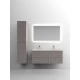 Комплект мебели серый матовый 121 см Sancos Snob T SNT120SM + CN7016 + CI1200