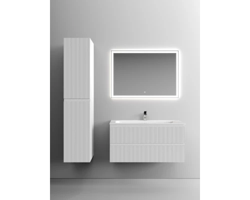 Тумба с раковиной белый матовый 101 см Sancos Snob T SNT100W + CN7013