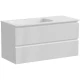 Тумба с раковиной белый матовый 101 см Sancos Snob R SNR100LW + CN7014