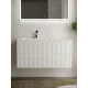 Тумба с раковиной белый матовый 101 см Sancos Snob R SNR100LW + CN7014