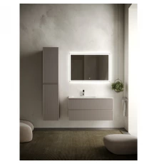 Комплект мебели серый матовый 101 см Sancos Snob R SNR100LSM + CN7014 + CI1000