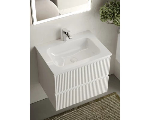 Комплект мебели белый матовый 61 см Sancos Snob R SNR60W + CN7011 + CI600