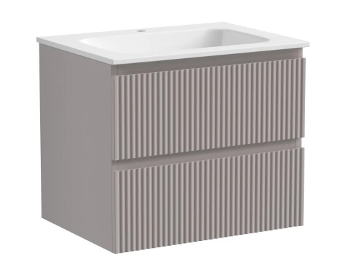 Комплект мебели серый матовый 61 см Sancos Snob R SNR60SM + CN7011 + CI600