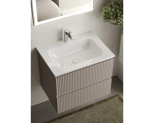 Комплект мебели серый матовый 61 см Sancos Snob R SNR60SM + CN7011 + CI600