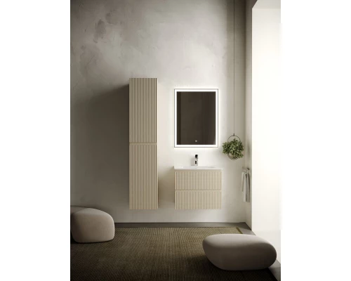 Комплект мебели бежевый матовый 61 см Sancos Snob R SNR60CE + CN7011 + CI600