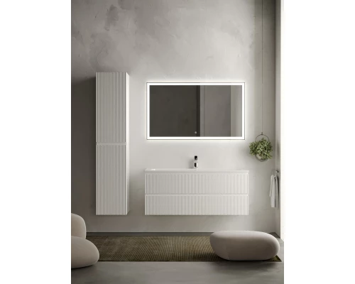 Комплект мебели белый матовый 121 см Sancos Snob R SNR120W + CN7017 + CI1200