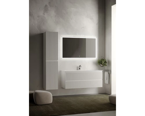 Комплект мебели белый матовый 121 см Sancos Snob R SNR120W + CN7017 + CI1200