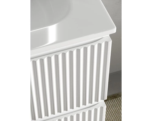 Комплект мебели белый матовый 121 см Sancos Snob R SNR120W + CN7016 + CI1200