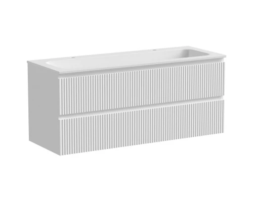 Комплект мебели белый матовый 121 см Sancos Snob R SNR120W + CN7016 + CI1200