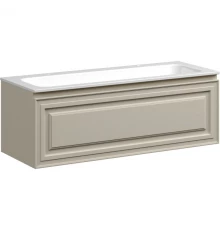 Тумба с раковиной бежевый матовый 121 см Sancos Very VR120CE + CN7016