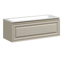 Тумба с раковиной бежевый матовый 121 см Sancos Very VR120CE + CN7017