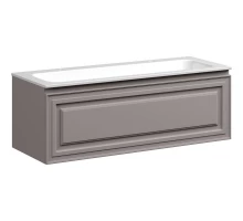 Тумба с раковиной серый матовый 121 см Sancos Very VR120SM + CN7016