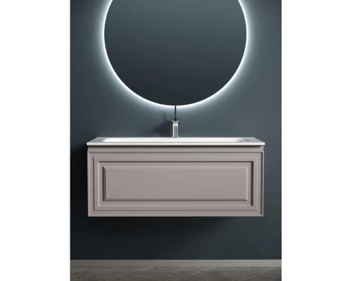 Комплект мебели серый матовый 101 см Sancos Very VR100SM + CN7013 + SF900