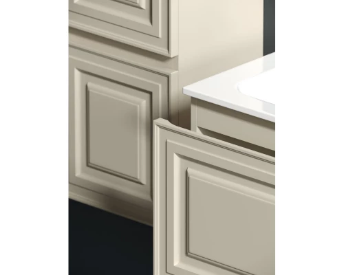 Тумба с раковиной бежевый матовый 101 см Sancos Very VR100CE + CN7013