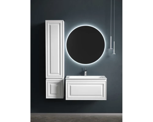 Комплект мебели белый матовый 81 см Sancos Very VR80W + CN7012 + SF800